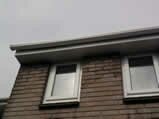 Gutters after washing with our ladderless wfp system